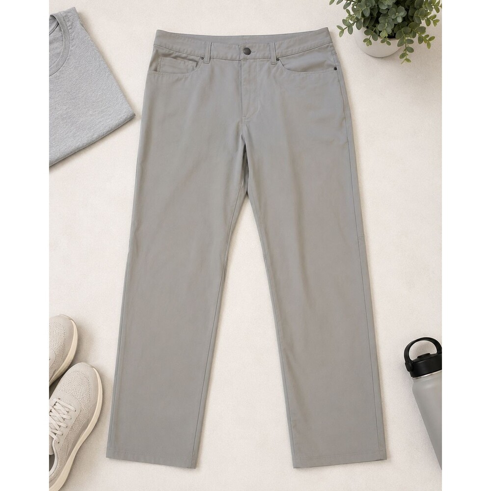 lululemon Men’s Gray 5 Pocket Straight Leg Pants Size Unknown